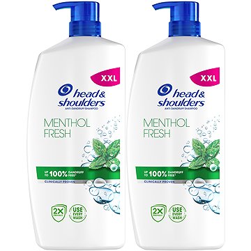 HEAD AND SHOULDERS Menthol Fresh 2 × 800 ml