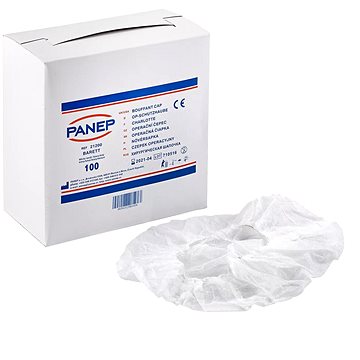 Panep sebészeti sapka, Barret, fehér 100 darab