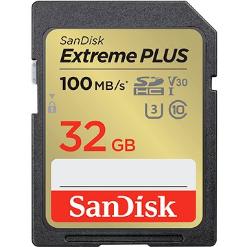 SanDisk SDHC 32 GB Extreme PLUS + Rescue PRO Deluxe