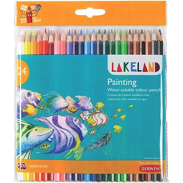 DERWENT Lakeland Painting, hatszögletű, 24 szín