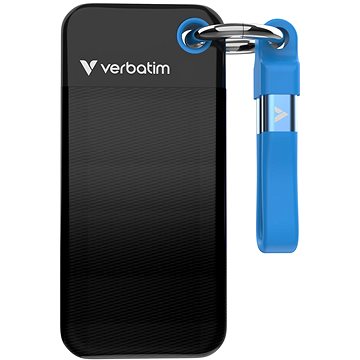 VERBATIM Pocket SSD 1TB, kék