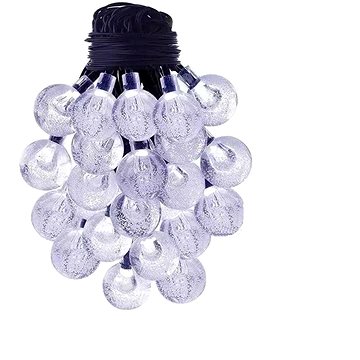 X-Site QPQ-001 LED fényfüzér, buborék, 5 m, fehér