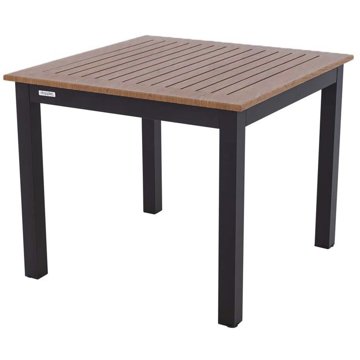 DOPPLER EXPERT WOOD Plus alumínium kerti asztal 90 × 90 cm