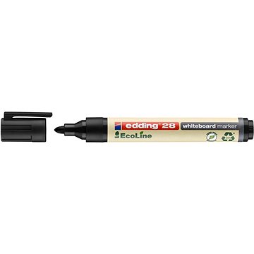 EDDING EcoLine 28 fehér táblákhoz és flipchartokhoz, fekete színű