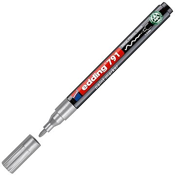 EDDING 791 PCR, stříbrný