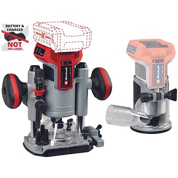 EINHELL Professional akkus felsőmaró TP-RO 18 Set Li BL-Solo, 4350410 (akku nélkül)