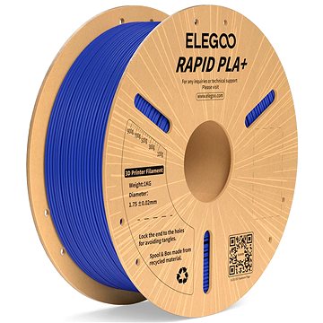 Elegoo RAPID PLA+ - 1,75mm, 1kg, Cardboard Spool, Blue