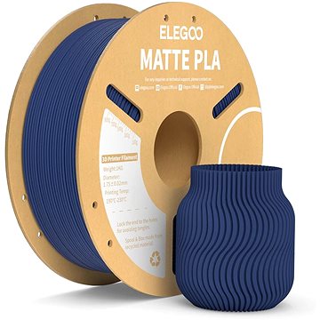 Elegoo PLA MATTE - 1,75mm, 1kg, Cardboard Spool, Navy Blue