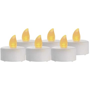 EMOS LED dekoráció - 6x tealámpa fehér, 6x CR2032, beltéri, vintage