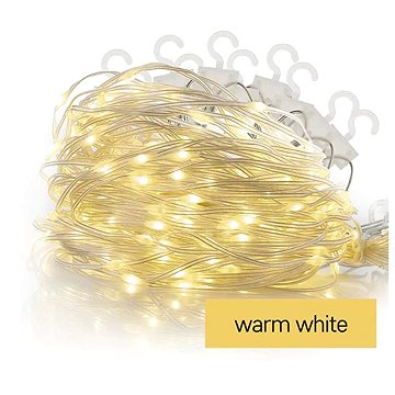 EMOS LED karácsonyi nano fényfüggöny - 1,7x1,5 m, kültéri/beltéri, meleg fehér, programok