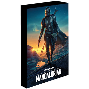 Mandalorian, 30×40 cm, LED világítófestmény