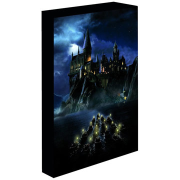 Harry Potter: Roxfort, 30×40 cm, LED világító festmény
