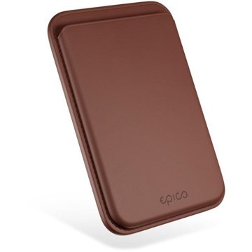 Epico Mag+ Leather Wallet - barna