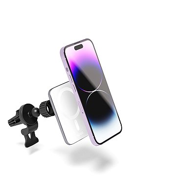 Epico Ultrathin Wireless Car Charger MagSafe compatible ezüst / fehér