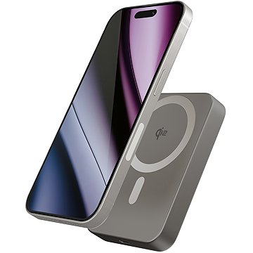 Epico UltraPack EM71 Qi2 10000 Mag+ alumínium powerbank - titánium