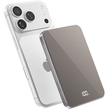 Epico UltraPack 5000 mAh EM45 vezeték nélküli powerbank – titánszürke