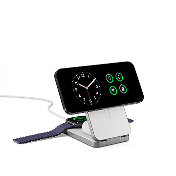 Epico UltraBase 4in1 8000mAh Fold powerbanka & bezrátový nabíjecí stojánek EF50 - bílá