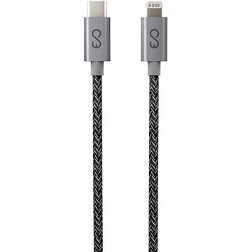 Epico Fabric Braided Cable C to Lightning 1.2m 2020 - space grey