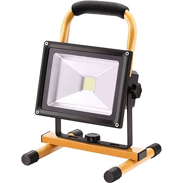 EXTOL LIGHT LED reflektor, újratölthető állvánnyal, 700/1400 lm
