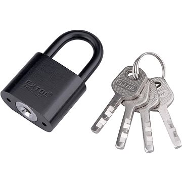 EXTOL PREMIUM fém lakat, fekete, 30 mm