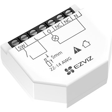 EZVIZ T35-R100-W okos WiFi kapcsolómodul, 1 csatorna