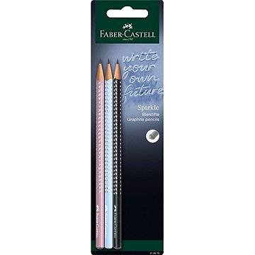 FABER-CASTELL Sparkle Harmony B, háromszög - 3 darabos kiszerelésben