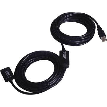 PremiumCord USB 2.0 25 m-es hosszabbító kábel - Adatkábel