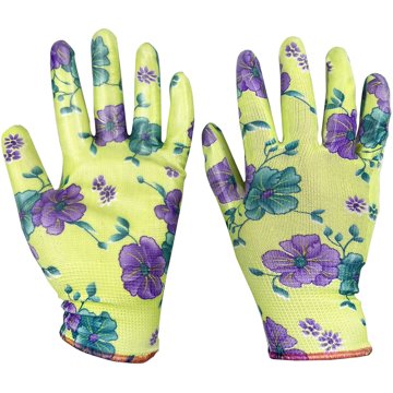 Garvia Kertészeti Nitril flowers green, 9-es méret