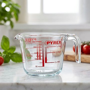Pyrex üveg mérőpohár, 250ml