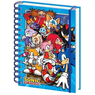 Sonic The Hedgehog: Green Hill Zone - zápisník v kroužkové vazbě
