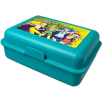 Lollipopz Svačinový box tyrkysový