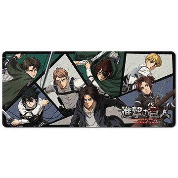 Attack On Titan - Characters - podložka pod myš a klávesnici