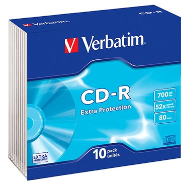 VERBATIM CD-R 80 52x EXTRA slim 10db