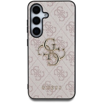 Guess PU 4G Metal Logo Samsung Galaxy S25 rózsaszín tok