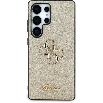 Guess PU Fixed Glitter 4G Metal Logo Samsung Galaxy S25 Ultra arany tok