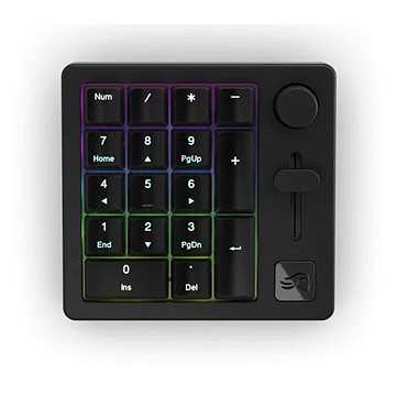 Glorious GMMK Wireless Numpad - Fox Switches, black