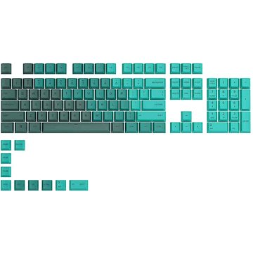 Glorious GPBT Keycaps - 114 PBT, ANSI, US-Layout, Rain Forest