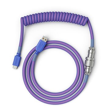 Glorious Coiled Cable Nebula, USB-C to USB-A - 1,37 m