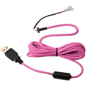 Glorious PC Gaming Race Ascended Cable V2 - Majin Pink