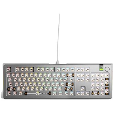 GLORIOUS GMMK 3 PRO 100% Barebones Wired Silver - US