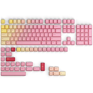 GLORIOUS GPBT Keycaps - Pink Grapefruit - Forge (US Layout)