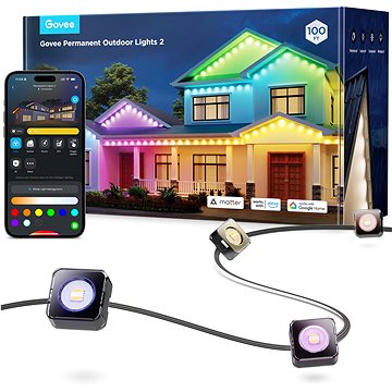 Govee RGBICW Outdooe Lights Matter, 30 m