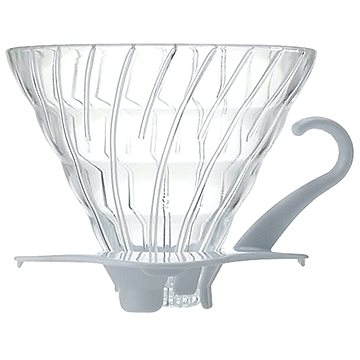 Hario Dripper V60-02, üveg, fehér