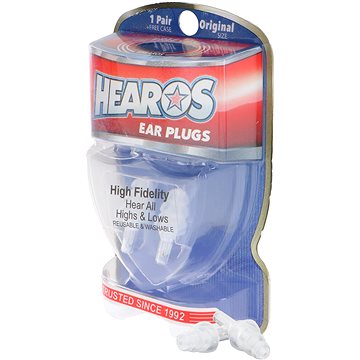 HEAROS High Fidelity Ear Plugs Original NRR 15dB - 1 Pair