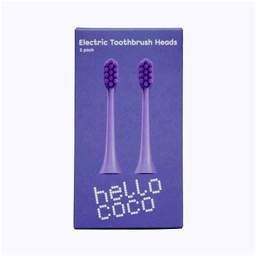 HELLO COCO cserefej fogkeféhe, lila