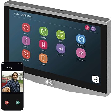 EMOS GoSmart IP-700A Otthoni videós kaputelefon kiegészítő monitor IP-700B
