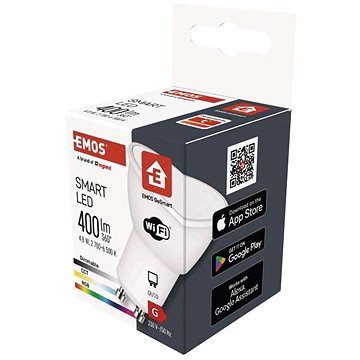 EMOS Okos LED izzó GoSmart MR16 GU10 4,8 W (35 W) 400 lm RGB dimmelhető WiFi