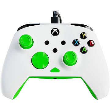 Turtle Beach Rematch Core Xbox/PC kontroller, fehér/zöld