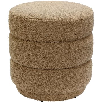 StarDeco Puff - barna 41 cm
