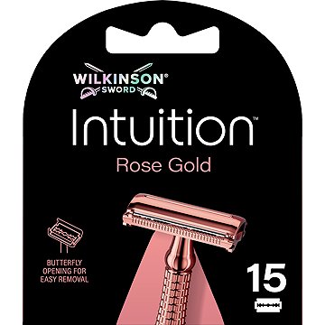 SON Intuition Double Edge Rose Gold Blades 15 pack női borotva